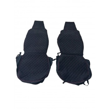 20152, Автонакидка універсальна на переднє сидіння PREMIUM з алькантари-Червоною стрічкою- к-кт 2 шт, , 1,050 грн, 57725, , Каталог