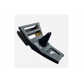 Консоль подовжена з чохлом КПП ВАЗ 2101-05 Чорна "GT-R" (шкірзам)