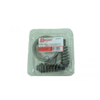 12563, Ремкомплект каталізатора (графітове кільце) ВАЗ 2110-12 (набір 34), набор 34, 95 грн, 03566, , Вихлопна система