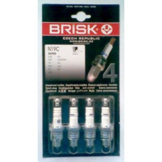 Свічка запалювання ГАЗ,ПАЗ коротка (к-кт 4шт) Super N19C блістер BRISK Свічка запалювання ГАЗ,ПАЗ коротка (к-кт 4шт) Super N19C блістер BRISK