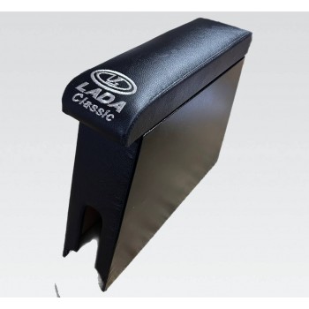 Підлокітник м\'який ВАЗ 2101-06 (Бар) чорний з вишивкой