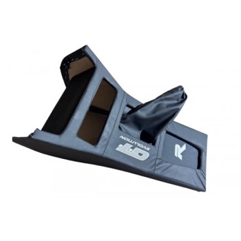 19386, Консоль подовжена з чохлом КПП ВАЗ 2106 "GT-R" чорна, 62328, 336 грн, 09479, , Салон