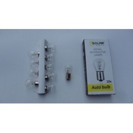 Лампа 12v 1-контактна 21 wt  (минимум 10 шт.) "SOLAR"