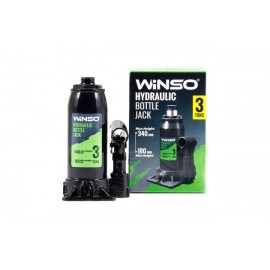 Домкрат гідравлічний, телескопічний 3т  (пляшковий, 180-340мм) пластиковий кейс WINSO