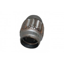 Гофра глушника (50x100) 2-шарова (нержавіюча сталь, довга з фланцем) WANLANDA