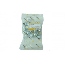 Гайка колісна 12х1,5х35 хром (конус, закрита) під ключ 19  BS Auto Метиз