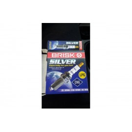 Свічки "Brisk"-LR17YS.4K-0,7-Silver для ГБО/Волга/Газель (двигун 406, довжина різьби)