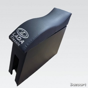 Підлокітник "ХВИЛЯ" ВАЗ 2101,06 Чорний з вишивкою