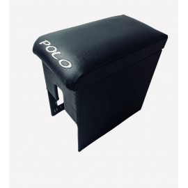 Підлокітник VolksWagen Polo з вишивкою Чорний Підлокітник VolksWagen Polo з вишивкою Чорний