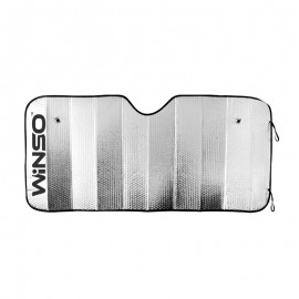 Сонцезахисна шторка на лобове скло 130*60см.,дзеркальна WINSO