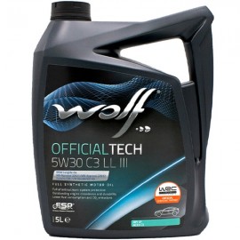 Олива моторна WOLF OFFICIALTECH 5W30 C3 LL III 5L