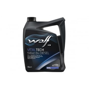 Олива моторна WOLF VITALTECH 5W40 B4 DIESEL 5L