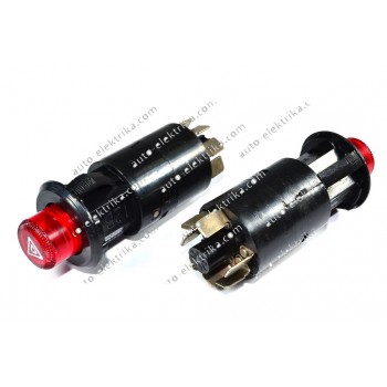 Кнопка вмикання аварійної сигналізації ВАЗ 2107 (7-контактна) Кнопка вмикання аварійної сигналізації ВАЗ 2107 (7-контактна)