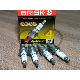 Свічка запалювання ВАЗ 2112 (к-кт 4шт) A-Line 12 DR15YCY  BRISK