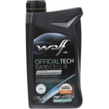 Олива моторна WOLF OFFICIALTECH 5W30 C3 LL III 1L