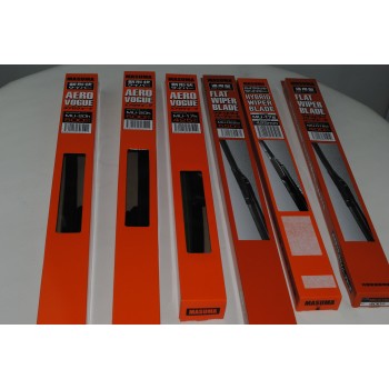 Щітка склоочисника 400 мм безкаркасна (16) (7 адаптерів) (MU-016U) MASUMA