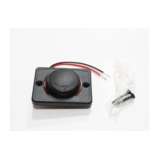 Накладне зарядне пристрій з кришкою, 2 USB QC 3.0, DC 12–24V, червона підсвітка, посадковий розмір 48×64