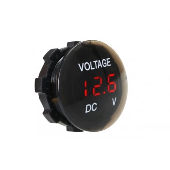 17136, Цифровий автомобільний вольтметр врізний DC 12V–24V із сенсорною кнопкою, червона підсвітка, посадковий розмір 28×22 мм, A4011R, 195 грн, 52994, , Каталог 17136, Цифровий автомобільний вольтметр врізний DC 12V–24V із сенсорною кнопкою, червона підсвітка, посадковий розмір 28×22 мм, A4011R, 195 грн, 52994, , Каталог