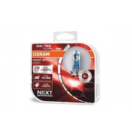 Автолампа OSRAM 64193 NL H4 Night Brtaker LASER  NG +150% 60/55W 12V P43 Hard Duopet