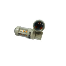 Лампа LED T15 WHITE WX3x16d 7443 12-24V 18SMD-3030 ceramics 2 контакта з лінзою 290114591
