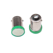Лампа LED GREEN  T8,5  BA9S  12V-COB-6 chip 29033303