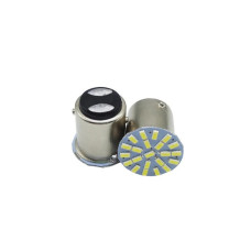 Лампа LED WHITE  P21/5W  BAY15D  12V-22SMD-3014-2 контакта 29051330