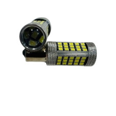 Лампа LED WHITE P21W BA15S 12V-66(60+6)SMD-2835-1 контакт з лінзою 29056960 Лампа LED WHITE P21W BA15S 12V-66(60+6)SMD-2835-1 контакт з лінзою 29056960