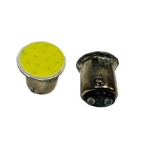 Лампа LED WHITE  P21/5W  BAY15D  12V-COB-12 chip-2 контакта 29059025