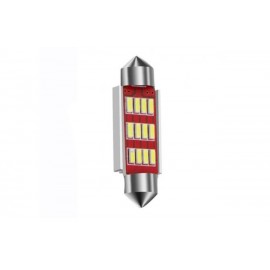 Лампа LED WHITE  SV8,5(11*41)  12V-12SMD-4014 29069310
