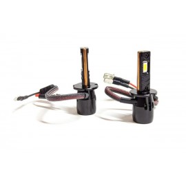 Лампа LED H3 діод 7035CREE/ робоча напруга: 12V, 30W, 6000K тип охолодження - радіатор+ вентилятор/ автоматичний контролер температури