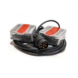 Габаритний ліхтар-катафот 20 mm*133 mm *72 mm 28 LED  AMBER 24V IP68