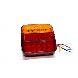 Габаритний ліхтар заднього освітлення 31 mm*104 mm *108 mm 20 LED RED/AMBER 12V IP67.