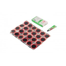 Аптечка для ремонту камер і шин (клей 20 мл і латки 36 шт. d30мм)