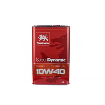 18971, Олива моторна WOLVER SUPER DYNAMIC SAE 10W-40    каністра 4л жерсть, 4260360942549, 890 грн, 53746, , Каталог