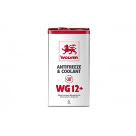Рідина охолоджуюча WOLVER ANTIFREEZE & COOLANT CONCENTRATE WG12+ (RED)    каністра 5л жерсть