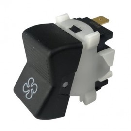 Кнопка (клавіша) вентилятора пічки 2105, 2121 білий корпус (3 контакти) SKADI