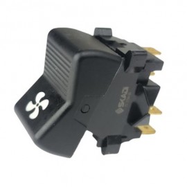 Кнопка (клавіша) вентилятора пічки 2106, 2107, 21213 з підсвічуванням символу (5 контактів) SKADI