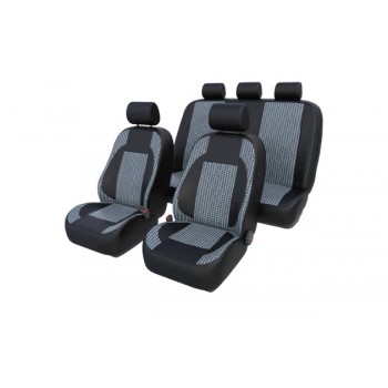 19882, Авточохли на сидіння (ЕКО Ваз-2109)_диз6 сірий, , 1,795 грн, 56594, , Салон