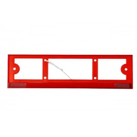 Рамка номера червона, що світиться