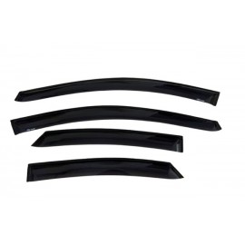 Вітровики (накладний дефлектор дверей комплект 4 шт) Ford Focus II Sd/Hb 5d 2004-2011 деф.окон "VL-Tuning"