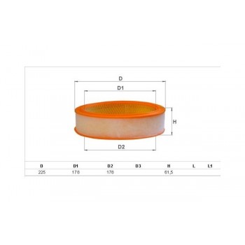 17980, Фільтр повітряний 2101-07/2108-099/1102 (карб) WANLANDA, 2101-1109100-01, 119 грн, 03802, , Фільтри