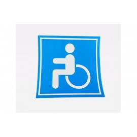 Наклейка "Інвалід", велика