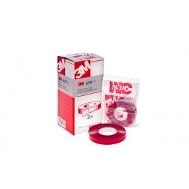Стрічка липка двостороння 6008F - 15мм*1м/ червона