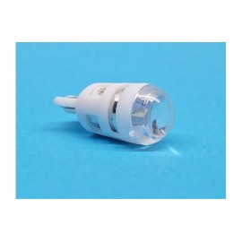 Лампа LED WHITE T10 W2,1x9,5d 12V-1SMD-2835-OSR-CL з лінзою 29025045