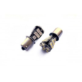 Лампа LED WHITE P21W BA15S 12V-92(80+12)SMD-4014-1 контакт з лінзою 29056980