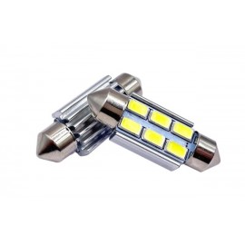Лампа LED WHITE  SV8,5(11*36)  12V-6SMD-5630 29067525