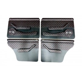 Оббивка дверей на ВАЗ 2101 - 2107 смуга, в наборі з акустичною кишенею, з накладкою дверей ( батон ), ручки дверей стрічка Червона