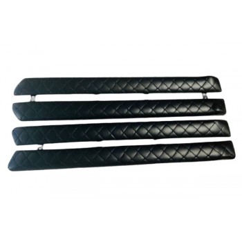 Накладка дверей ВАЗ 2101 - 2107 батони (кт-4 шт)  з стрічка Чорна