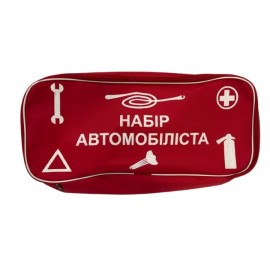 Набір автомібіліста сумка червона 1 відділення