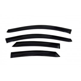 Вітровики (накладний дефлектор дверей комплект 4 шт) Ford Focus II Wagon 2004-2011 деф.окон "VL-Tuning"